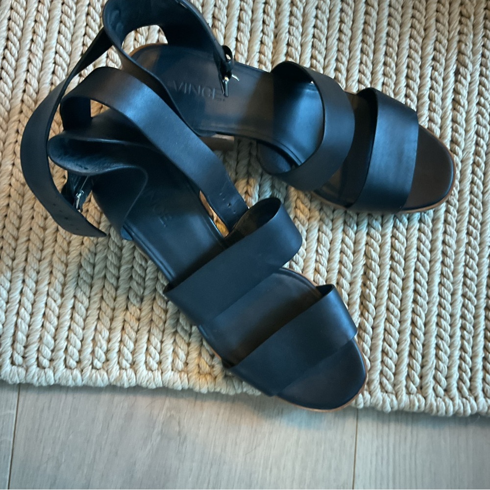 Vince Women's Black Strappy Sandals